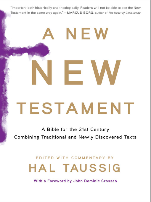 Title details for A New New Testament by Hal Taussig - Available